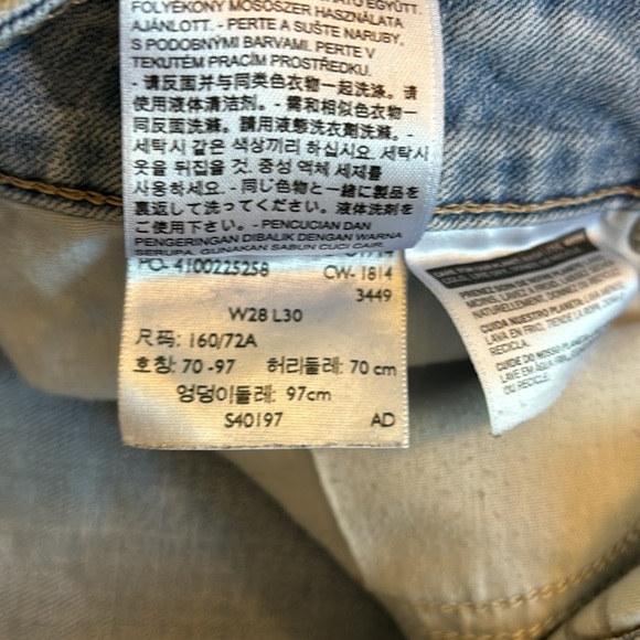 Wedgie Vintage LEVI JEANS bold curve skinny mid rise 28x30 - Picture 8 of 10